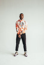 Carregar imagem no visualizador da galeria, Cosmic Orange Personalized Tie Dye Hoodie