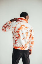 Carregar imagem no visualizador da galeria, Cosmic Orange Personalized Tie Dye Hoodie