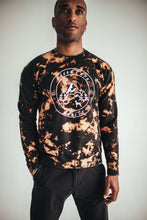 将图片加载到图库查看器,Sand Cloud Adventure Awaits Reverse Tie Dye Dog Crewneck Sweater