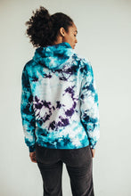Carregar imagem no visualizador da galeria, Adventure Awaits Cosmic Storm Tie Dye Hoodie