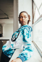 Carregar imagem no visualizador da galeria, Adventure Awaits Cosmic Storm Tie Dye Hoodie