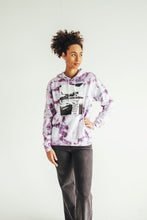 Carregar imagem no visualizador da galeria, Keep Calm and Dog On Purple Tie Dye Hoodie