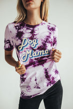 Cargar imagen en el visor de la galería, Purple Rain Dog Mama Tie Dye Tee
