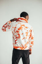 Load image into Gallery viewer, Cosmic Orange Personalized Tie Dye Hoodie
