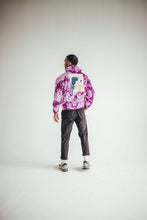 Load image into Gallery viewer, Eggplant Splash Personalized Tie Dye Hoodie
