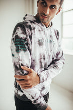 Load image into Gallery viewer, Cosmic Charcoal Dog Lover Tie Dye Hoodie
